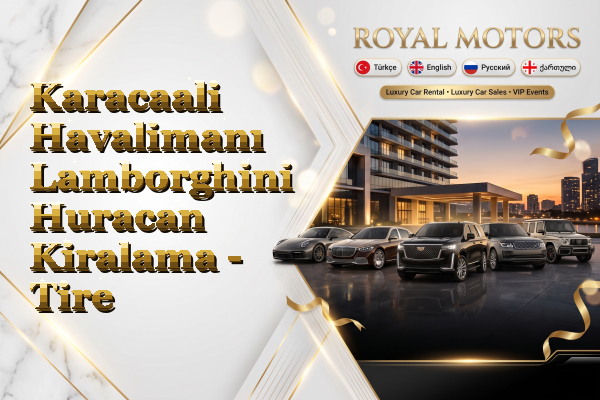 Karacaali Havalimanı Lamborghini Huracan Kiralama - Tire