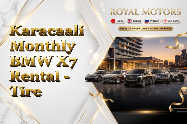 Karacaali Monthly BMW X7 Rental - Tire