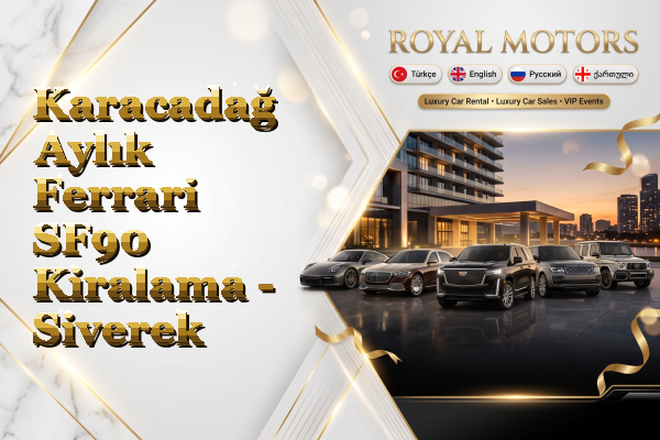 Karacadağ Aylık Ferrari SF90 Kiralama - Siverek