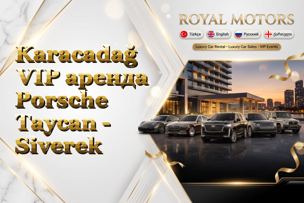 Karacadağ VIP аренда Porsche Taycan - Siverek