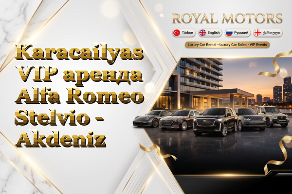 Karacailyas VIP аренда Alfa Romeo Stelvio - Akdeniz
