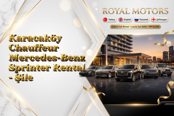 Karacaköy Chauffeur Mercedes-Benz Sprinter Rental - Şile