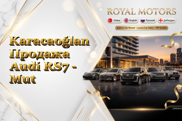 Karacaoğlan Продажа Audi RS7 - Mut