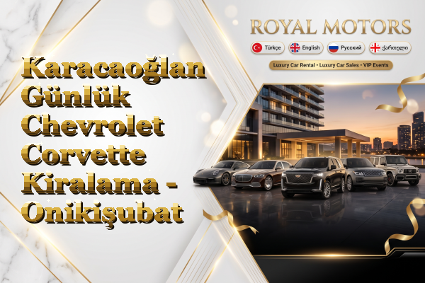 Karacaoğlan Günlük Chevrolet Corvette Kiralama - Onikişubat
