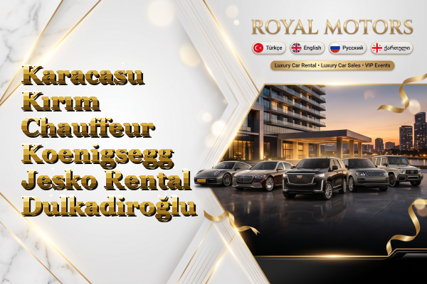 Karacasu Kırım Chauffeur Koenigsegg Jesko Rental - Dulkadiroğlu