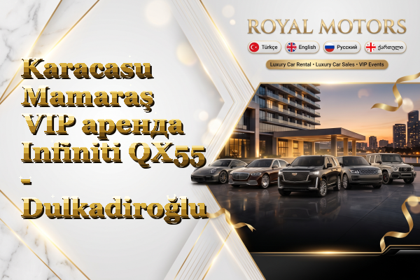 Karacasu Mamaraş VIP аренда Infiniti QX55 - Dulkadiroğlu