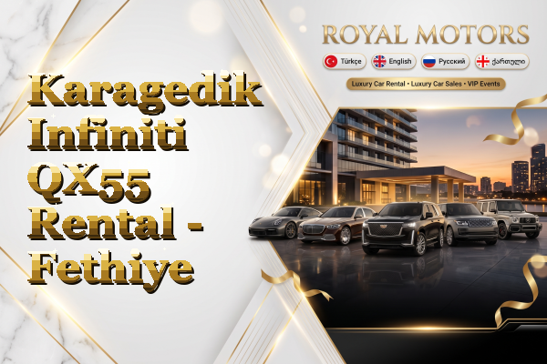 Karagedik Infiniti QX55 Rental - Fethiye