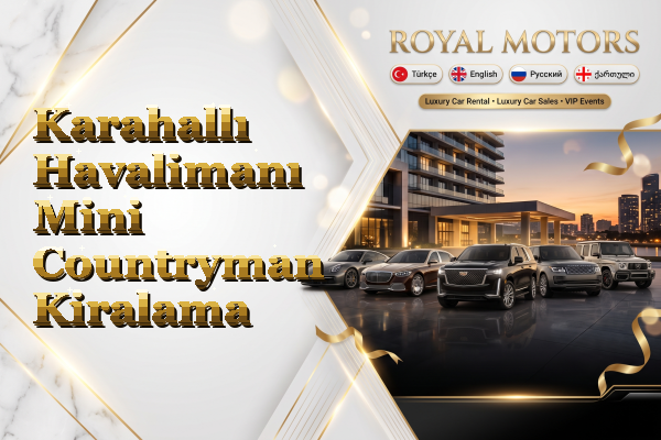 Karahallı Havalimanı Mini Countryman Kiralama