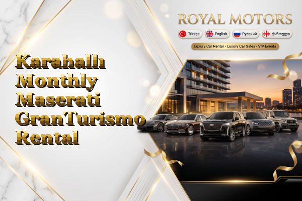 Karahallı Monthly Maserati GranTurismo Rental