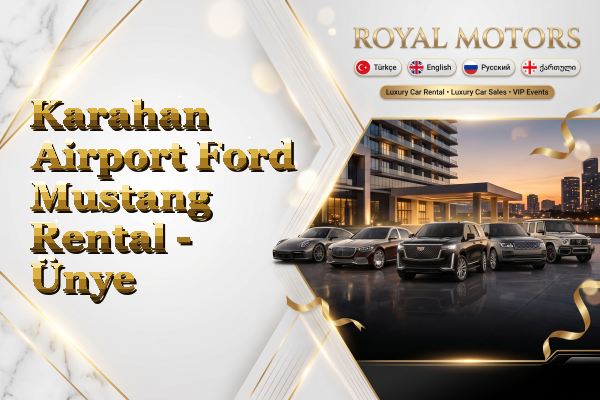 Karahan Airport Ford Mustang Rental - Ünye