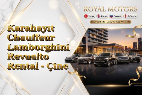 Karahayıt Chauffeur Lamborghini Revuelto Rental - Çine