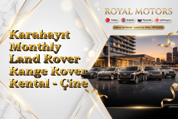 Karahayıt Monthly Land Rover Range Rover Rental - Çine