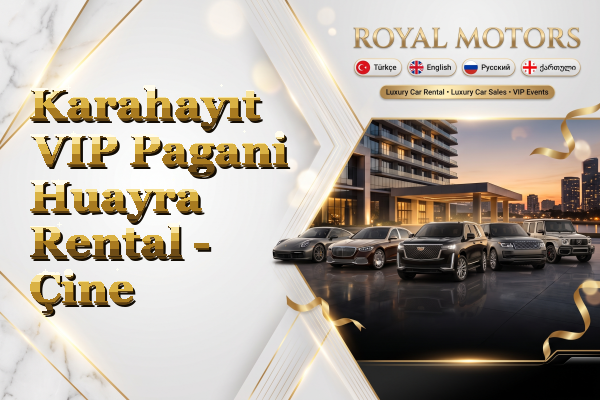 Karahayıt VIP Pagani Huayra Rental - Çine