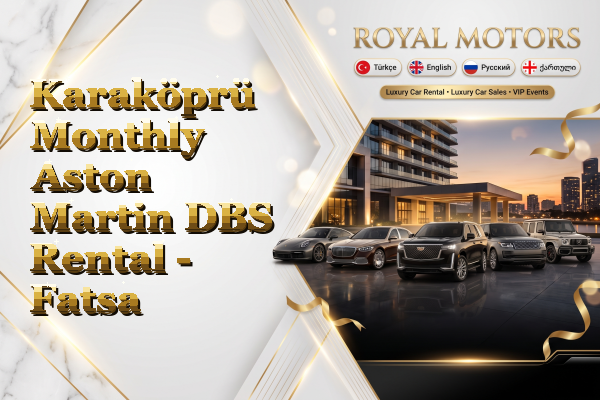 Karaköprü Monthly Aston Martin DBS Rental - Fatsa