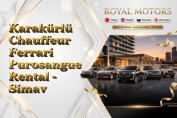 Karakürlü Chauffeur Ferrari Purosangue Rental - Simav
