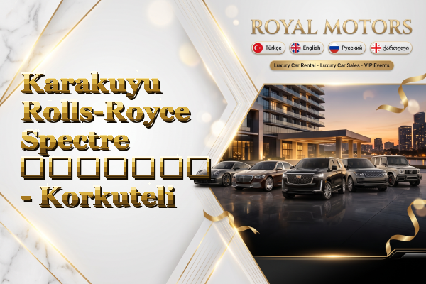 Karakuyu Rolls-Royce Spectre გაყიდვა - Korkuteli