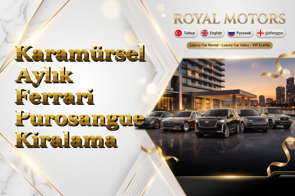 Karamürsel Aylık Ferrari Purosangue Kiralama