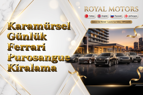 Karamürsel Günlük Ferrari Purosangue Kiralama