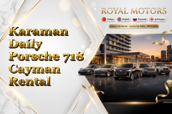 Karaman Daily Porsche 718 Cayman Rental