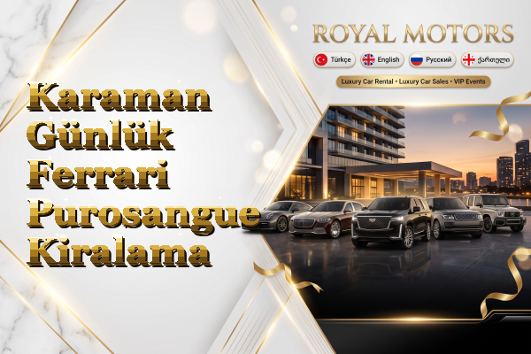 Karaman Günlük Ferrari Purosangue Kiralama