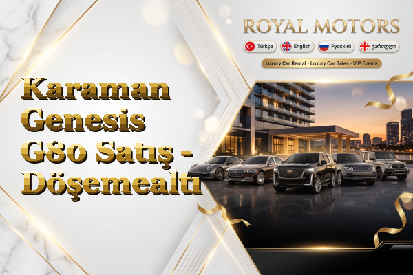 Karaman Genesis G80 Satış - Döşemealtı