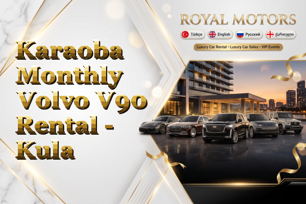 Karaoba Monthly Volvo V90 Rental - Kula