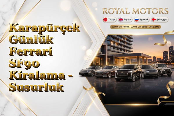 Karapürçek Günlük Ferrari SF90 Kiralama - Susurluk