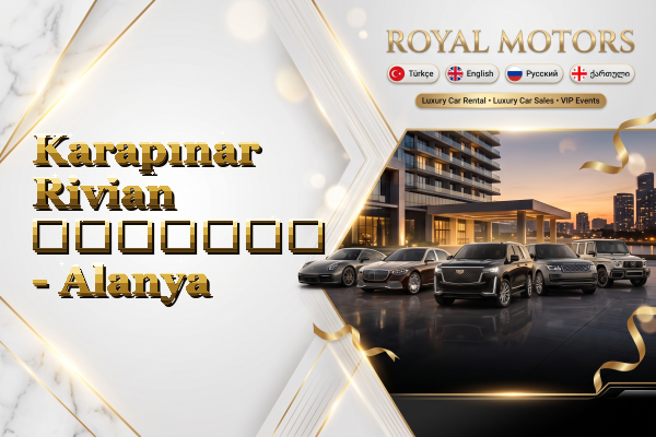 Karapınar Rivian გაყიდვა - Alanya