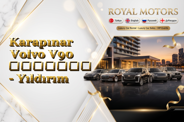 Karapınar Volvo V90 გაყიდვა - Yıldırım