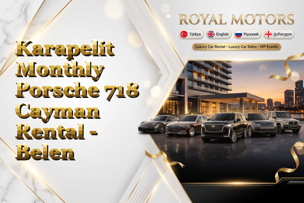 Karapelit Monthly Porsche 718 Cayman Rental - Belen