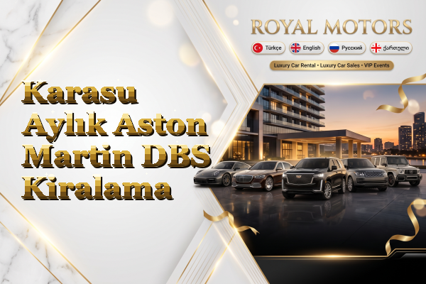 Karasu Aylık Aston Martin DBS Kiralama