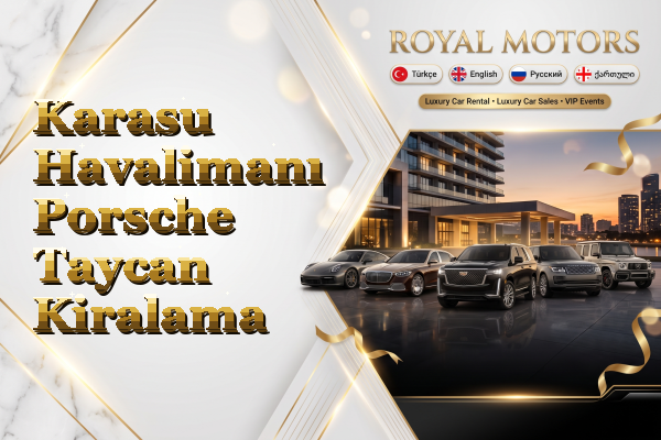 Karasu Havalimanı Porsche Taycan Kiralama