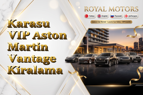 Karasu VIP Aston Martin Vantage Kiralama