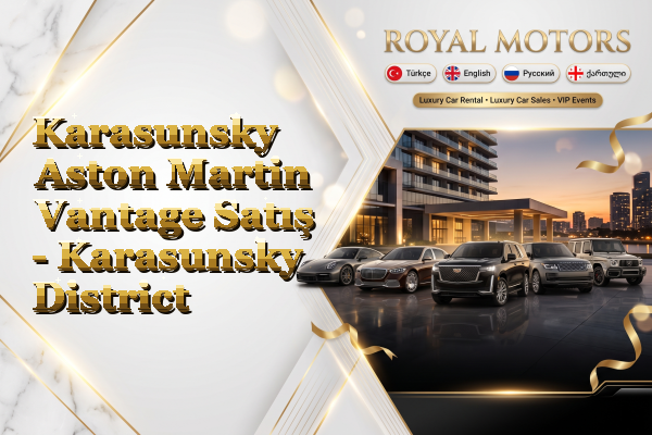 Karasunsky Aston Martin Vantage Satış - Karasunsky District