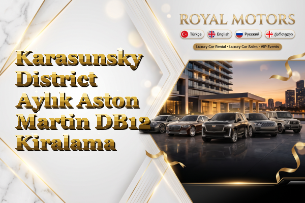 Karasunsky District Aylık Aston Martin DB12 Kiralama