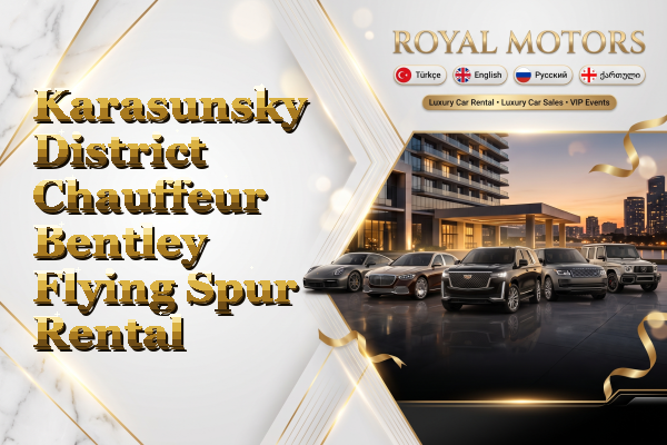 Karasunsky District Chauffeur Bentley Flying Spur Rental