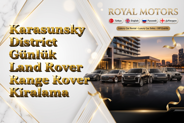 Karasunsky District Günlük Land Rover Range Rover Kiralama