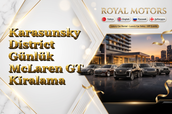 Karasunsky District Günlük McLaren GT Kiralama