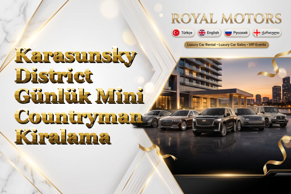 Karasunsky District Günlük Mini Countryman Kiralama