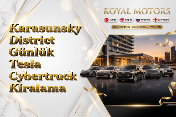 Karasunsky District Günlük Tesla Cybertruck Kiralama