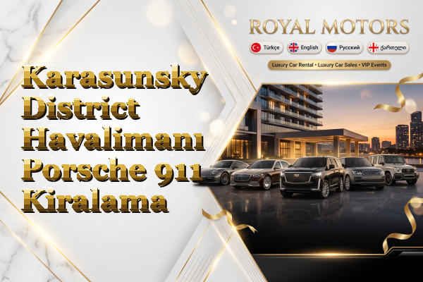 Karasunsky District Havalimanı Porsche 911 Kiralama