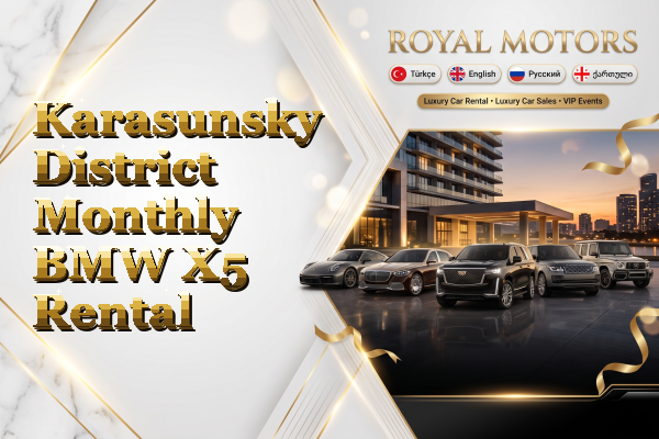 Karasunsky District Monthly BMW X5 Rental