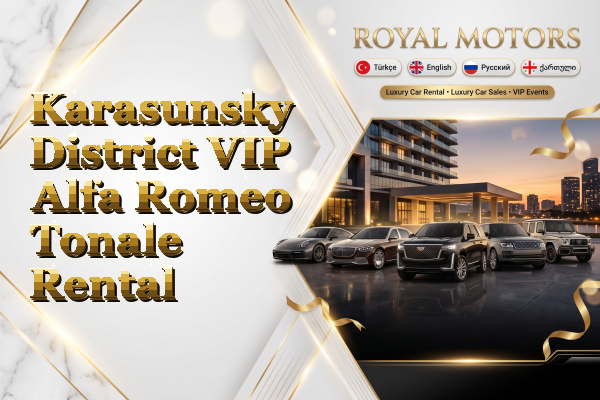 Karasunsky District VIP Alfa Romeo Tonale Rental