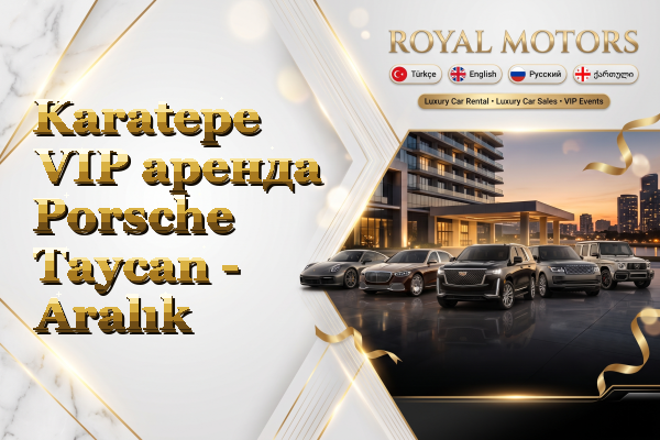 Karatepe VIP аренда Porsche Taycan - Aralık