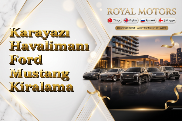 Karayazı Havalimanı Ford Mustang Kiralama