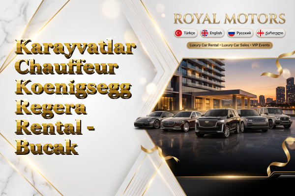 Karayvatlar Chauffeur Koenigsegg Regera Rental - Bucak