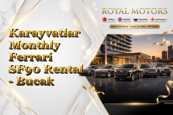 Karayvatlar Monthly Ferrari SF90 Rental - Bucak