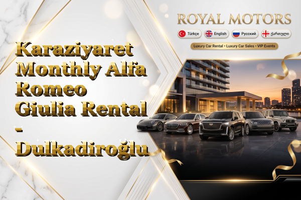Karaziyaret Monthly Alfa Romeo Giulia Rental - Dulkadiroğlu