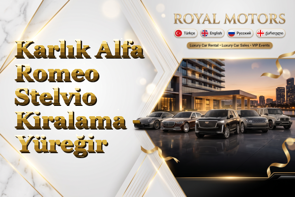 Karlık Alfa Romeo Stelvio Kiralama - Yüreğir