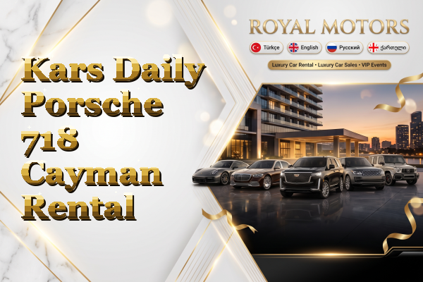 Kars Daily Porsche 718 Cayman Rental